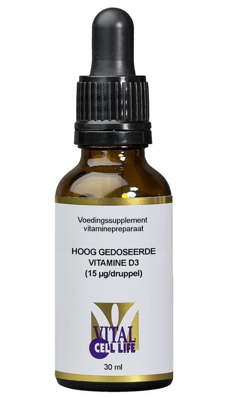 Vital Cell Life Vitamine D3 15Mcg Druppels