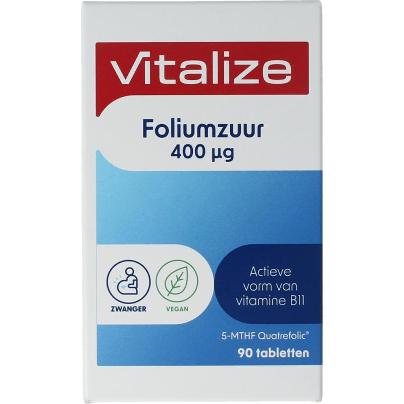 Vitalize Foliumzuur 400Mcg