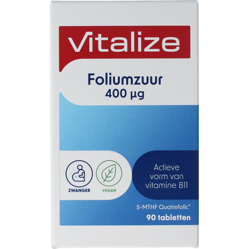 Vitalize Foliumzuur 400Mcg