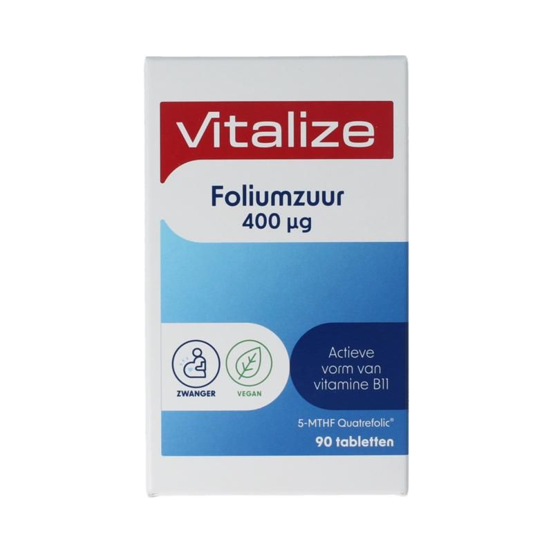 Vitalize Foliumzuur 400Mcg