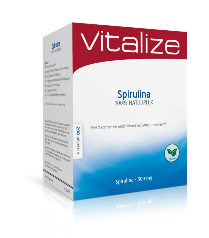 Vitalize Spirulina 500Mg 100% Nat Vital