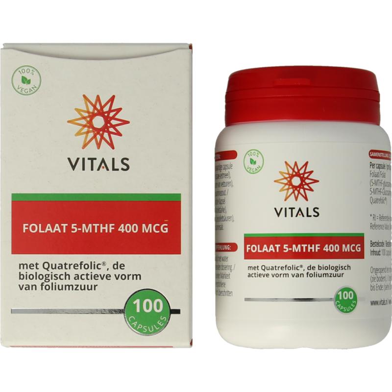 Vitals Folaat 5-Mthf 400 Mcg