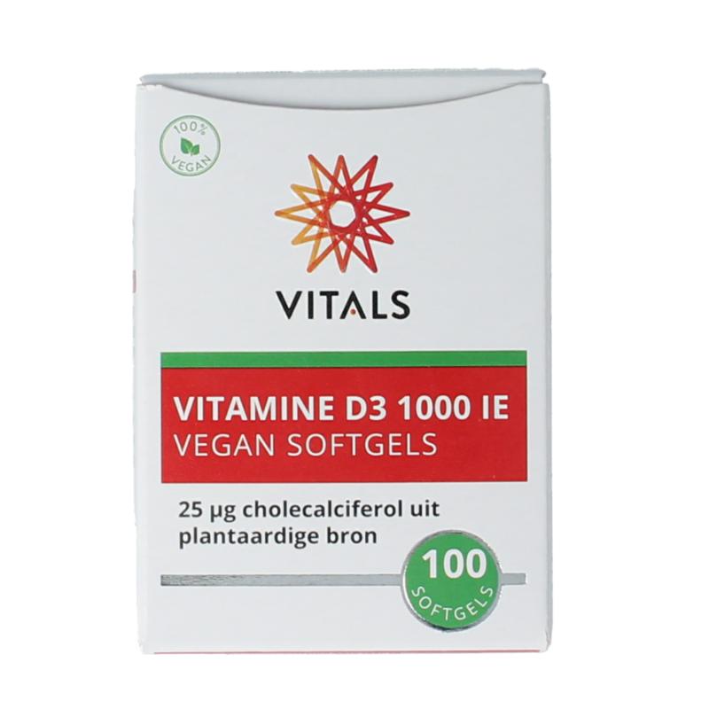 Vitals Vitamine D3 1000Ie Vegan