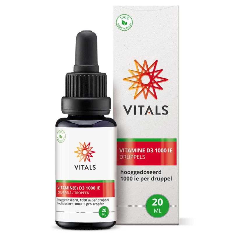 Vitals Vitamine D3 Druppels 1000Ie