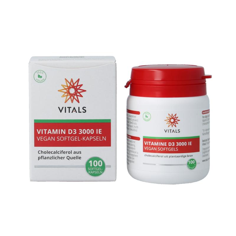 Vitamine D3 3000 Ie 100 Softgels