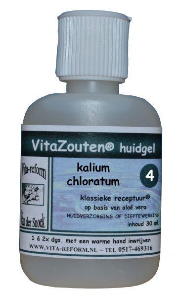 Vitazouten Kalium Muriaticumchloratum Huidgel Nr. 04