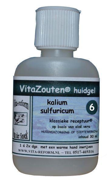 Vitazouten Kalium Sulfuricum Huidgel Nr. 06