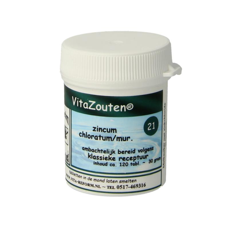 Vitazouten Zincum Chloratummur. Vitazout Nr.21