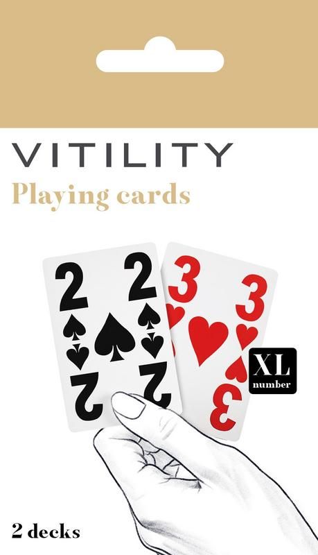 Vitility Speelkaarten Xl