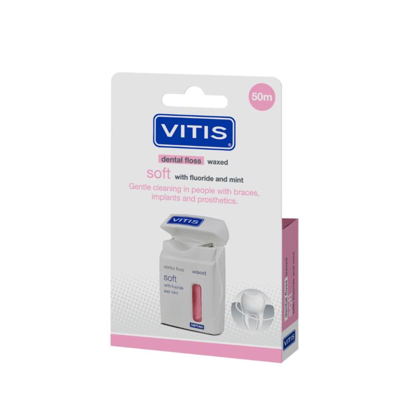 Vitis Floss Soft Waxed Roze