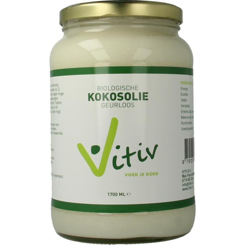 Vitiv Kokosolie Geurloos Bio