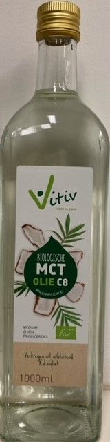 Vitiv Mct Olie C8 Coconut Pure 99% Caprylic Acid