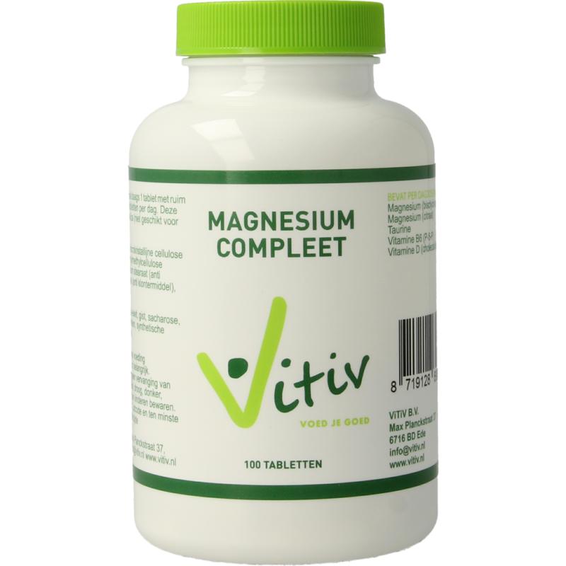 Vitiv Magnesium Compleet Met Taurine