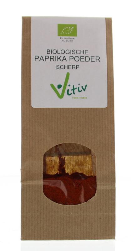 Vitiv Paprika Poeder Scherp Bio