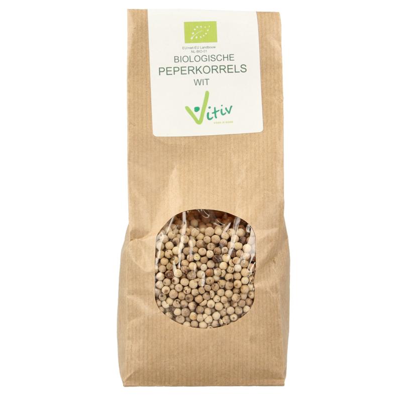 Vitiv Peperkorrels Wit Bio
