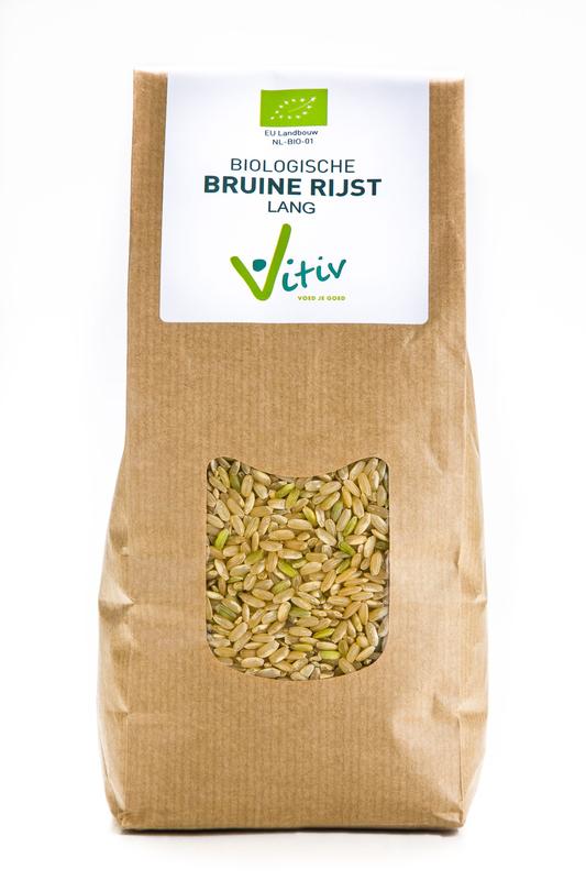 Vitiv Rijst Bruin Lang Bio