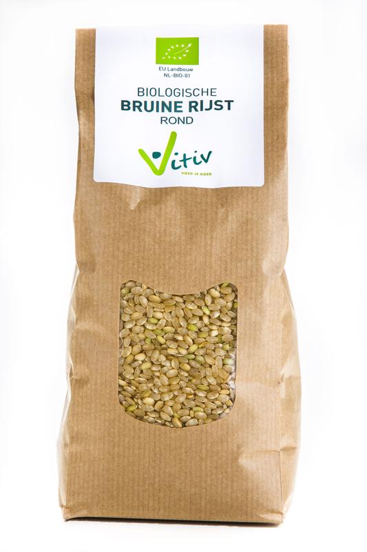 Vitiv Rijst Bruin Rond Bio