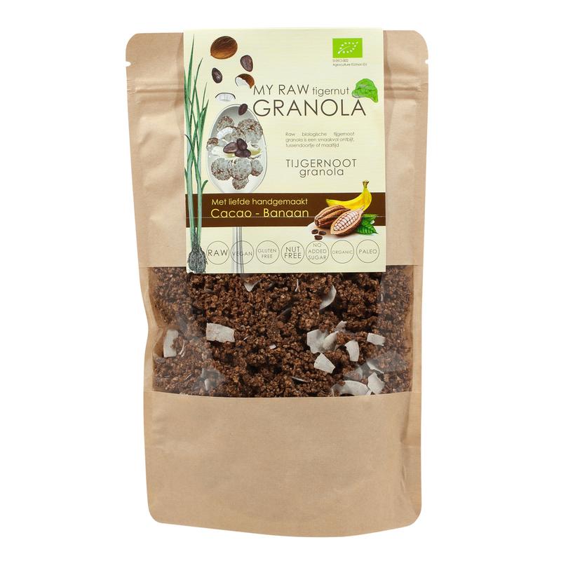 Vitiv Tijgernoot Granola Choc Banaan Bio