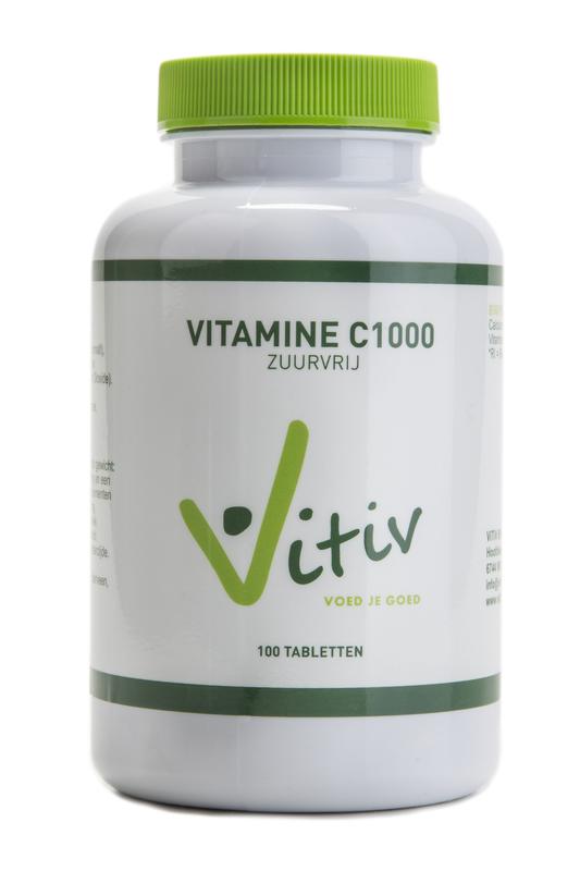 Vitiv Vitamine C1000 Zuurvrij