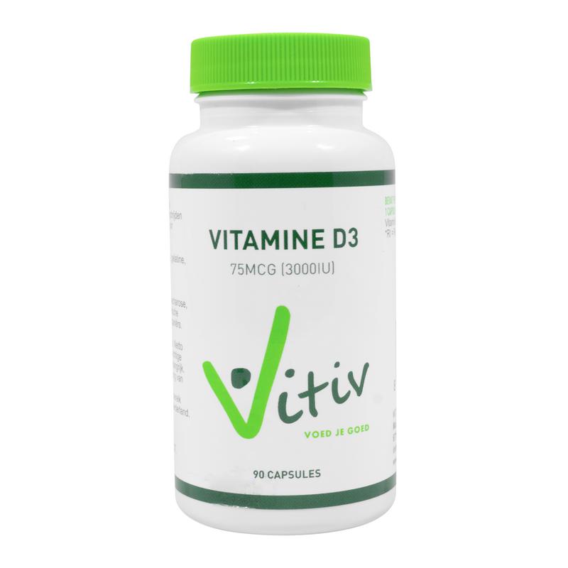 Vitiv Vitamine D3 3000Iu75mcg