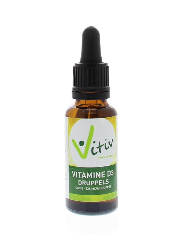 Vitiv Vitamine D3 Druppels 1000Ie