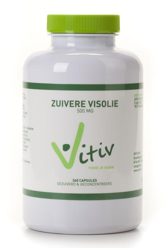 Vitiv Zuivere Visolie 500Mg