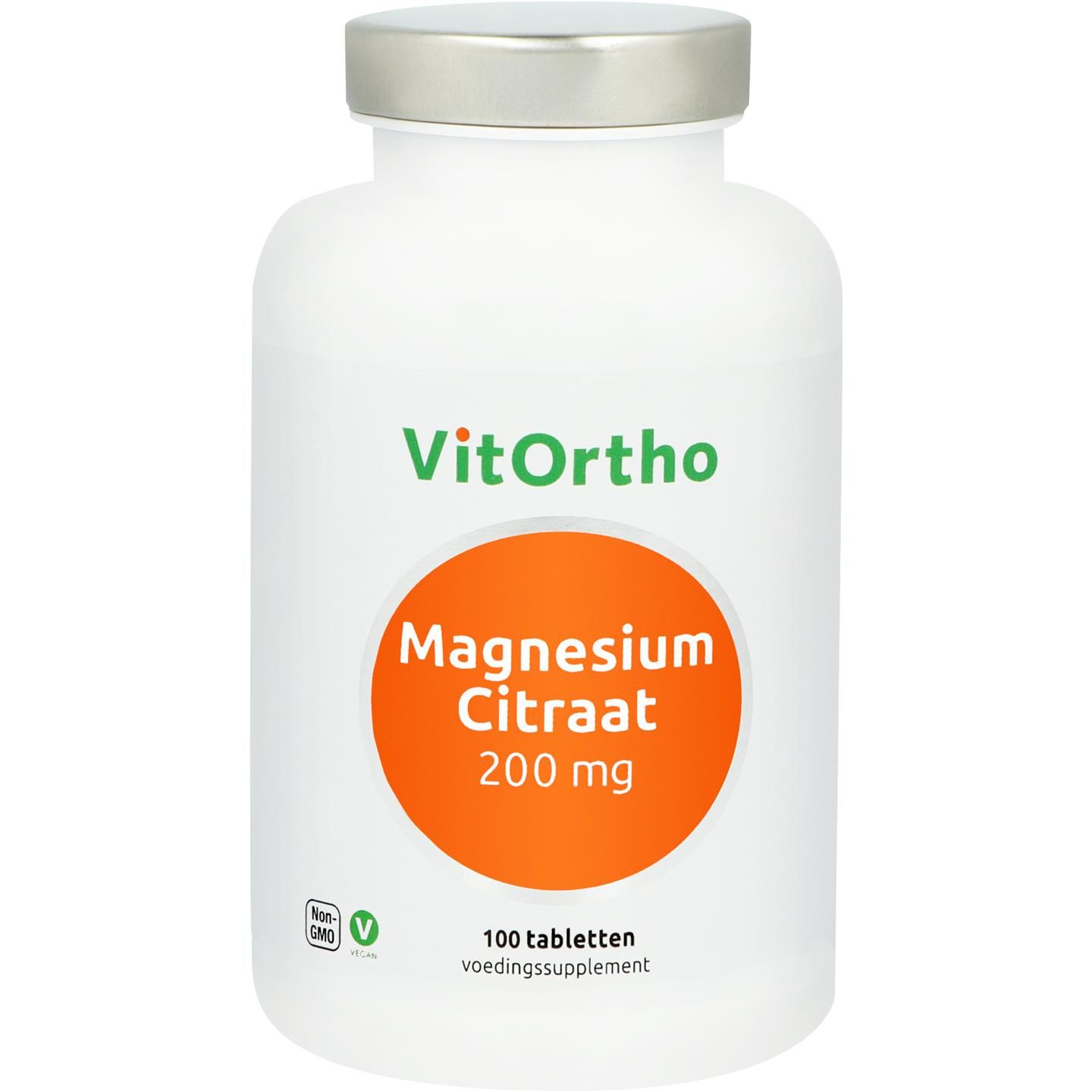 Vitortho Magnesium Citraat 200 Mg