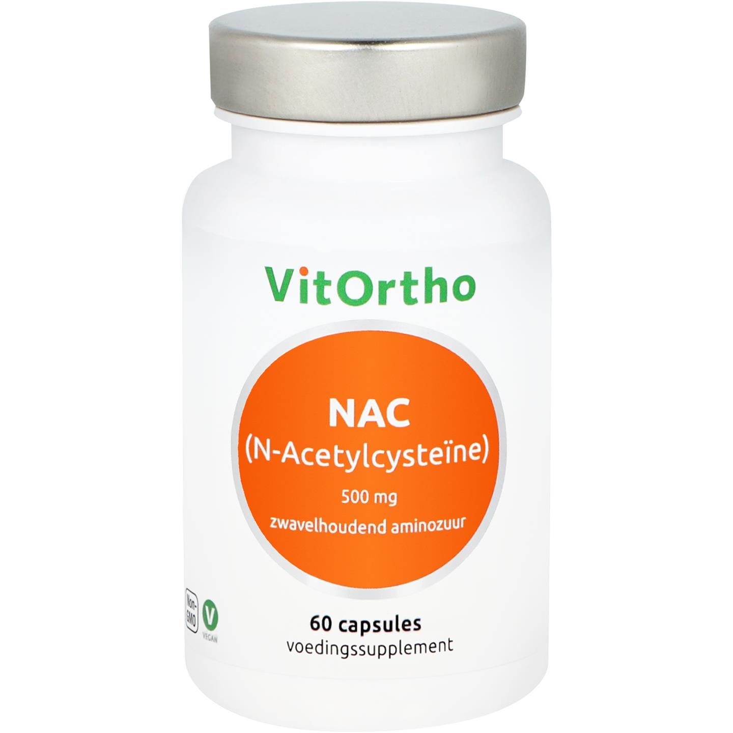 Vitortho Nac N-Acetyl Cysteine 500Mg
