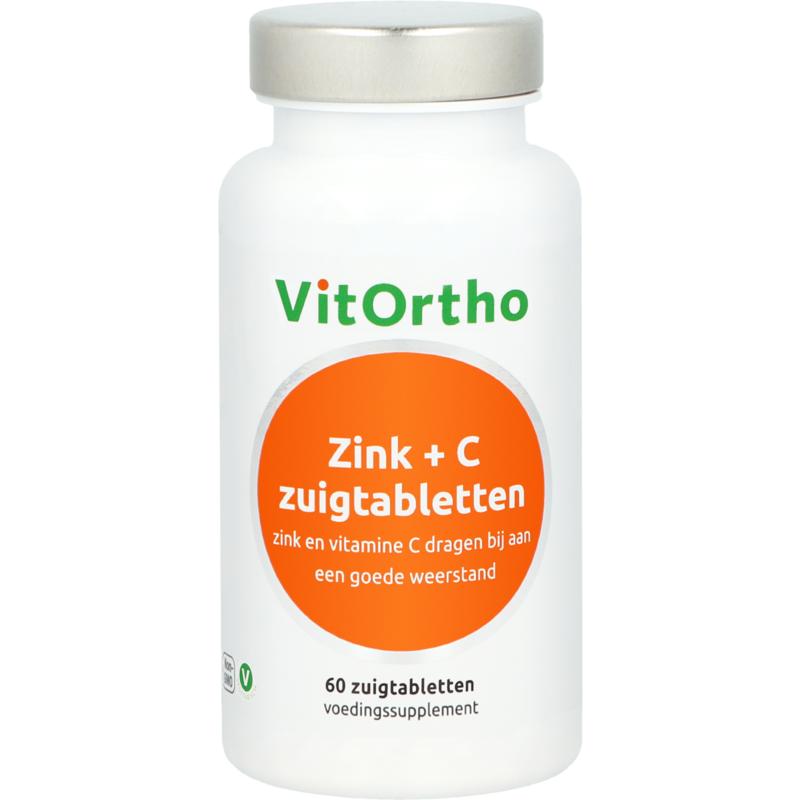 Vitortho Zink + C Zuigtabletten