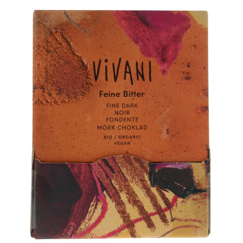 Vivani Chocolade Naps Puur 5 Gram Bio