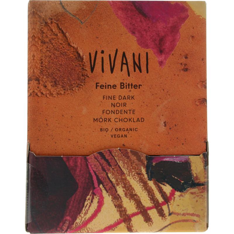 Vivani Chocolade Naps Puur 5 Gram Bio