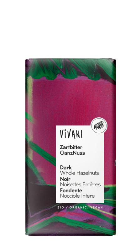 Vivani Chocolade Puur Met Hele Hazelnoten Bio
