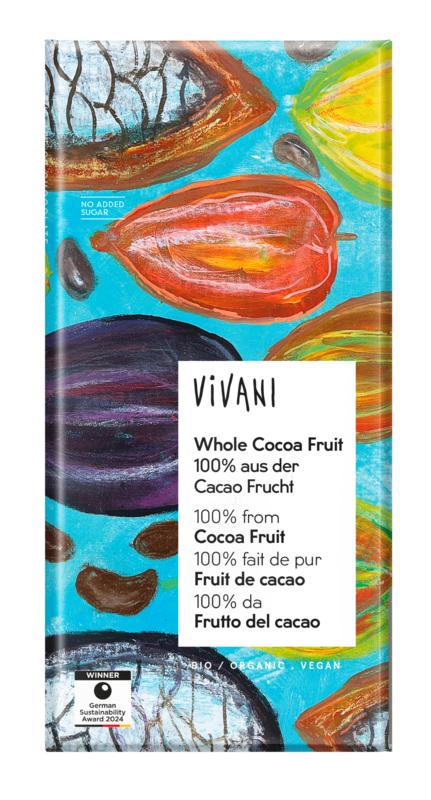 Vivani Chocolade Puur Whole Cacao Fruit Bio