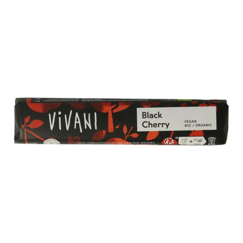 Vivani Chocolate To Go Black Cherry Vegan Bio