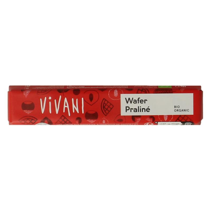 Vivani Chocolate To Go Wafer Praline Bio
