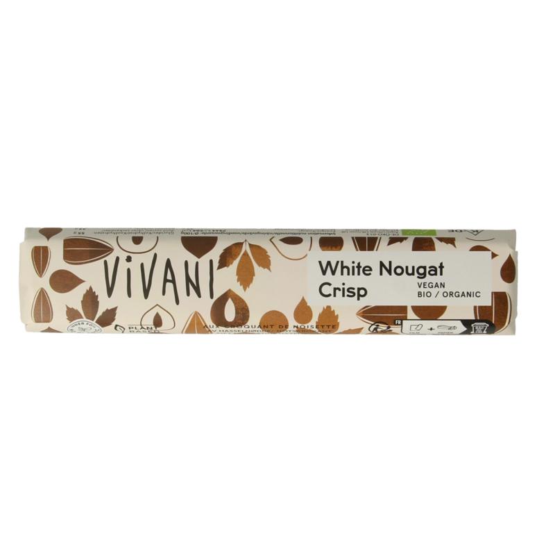 Vivani Chocolate To Go White Nougat Crisp Bio