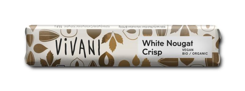Vivani Chocolate To Go White Nougat Crisp Bio