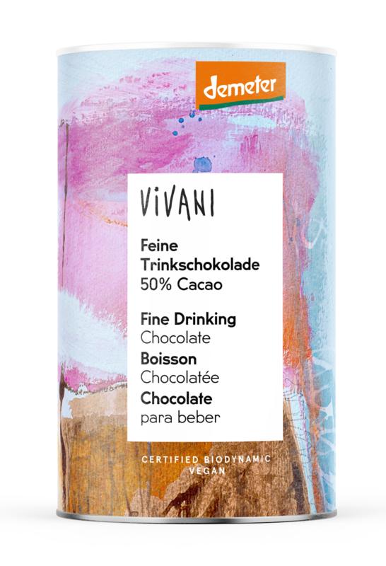 Vivani Hot Chocolate Drink Demeter 50% Cacao Bio