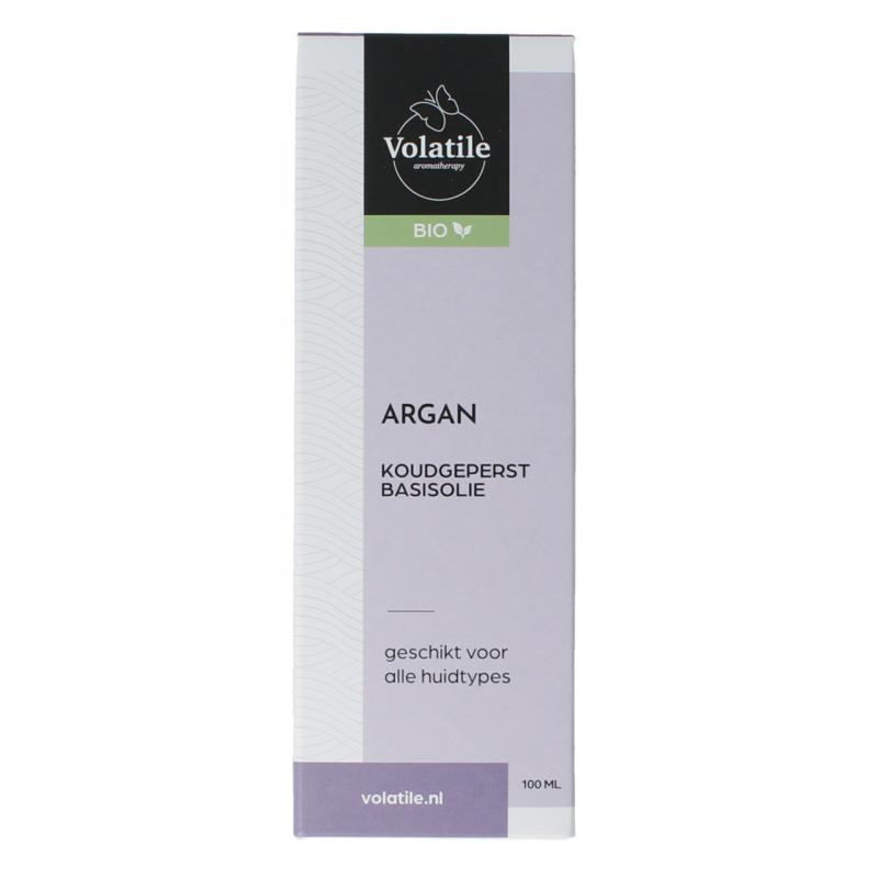 Volatile Argan Koudgeperst Basisolie Bio Glazen Fles