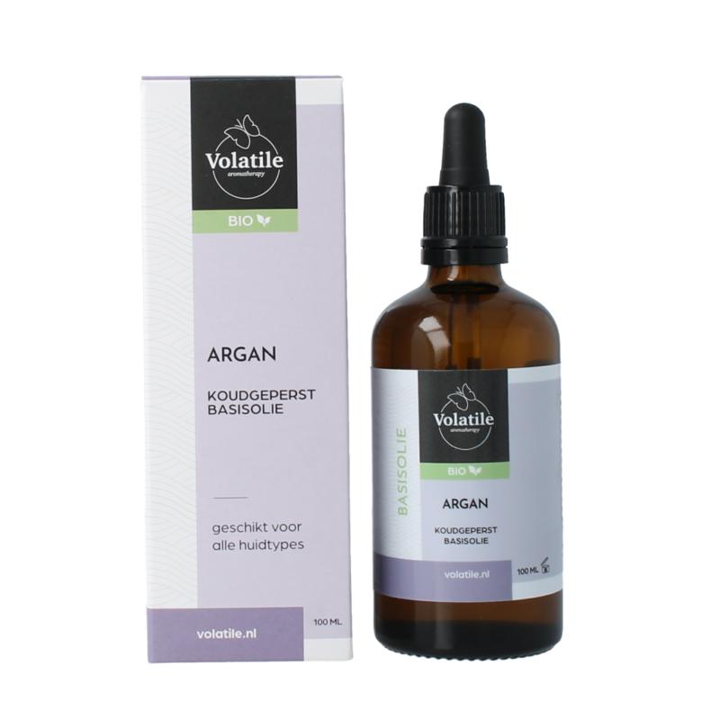 Volatile Argan Koudgeperst Basisolie Bio Glazen Fles