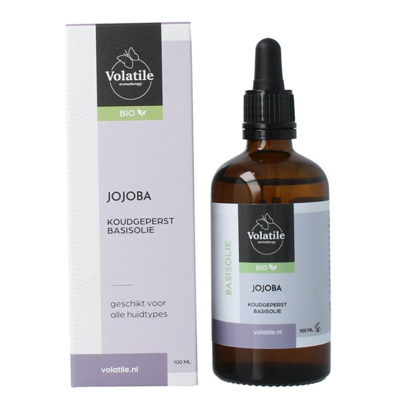 Volatile Jojoba Koudgeperst Basisolie Bio Glazen Fles