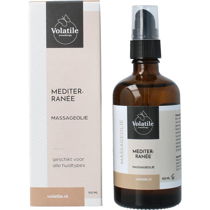 Volatile Massageolie Mediterranee Glas Met Pomp