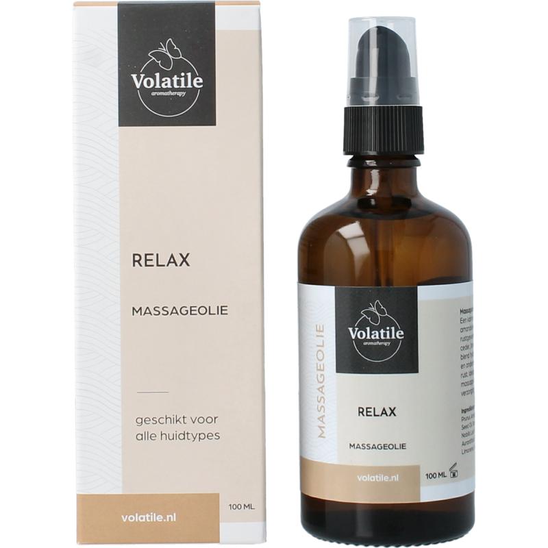 Volatile Massageolie Relax Glas Met Pomp