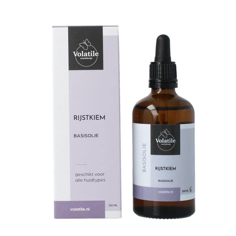 Volatile Rijstkiem Basisolie Glazen Fles
