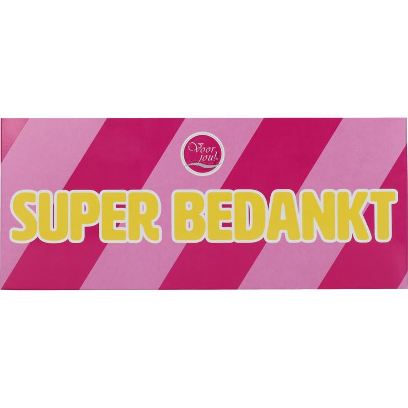 Voor Jou! Wensreep Super Bedankt