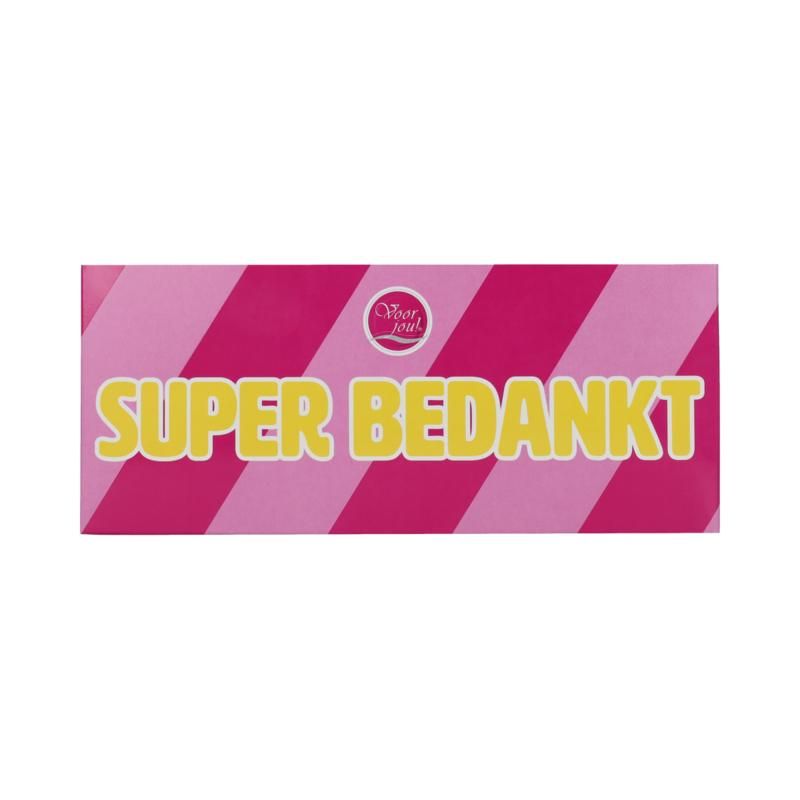 Voor Jou! Wensreep Super Bedankt