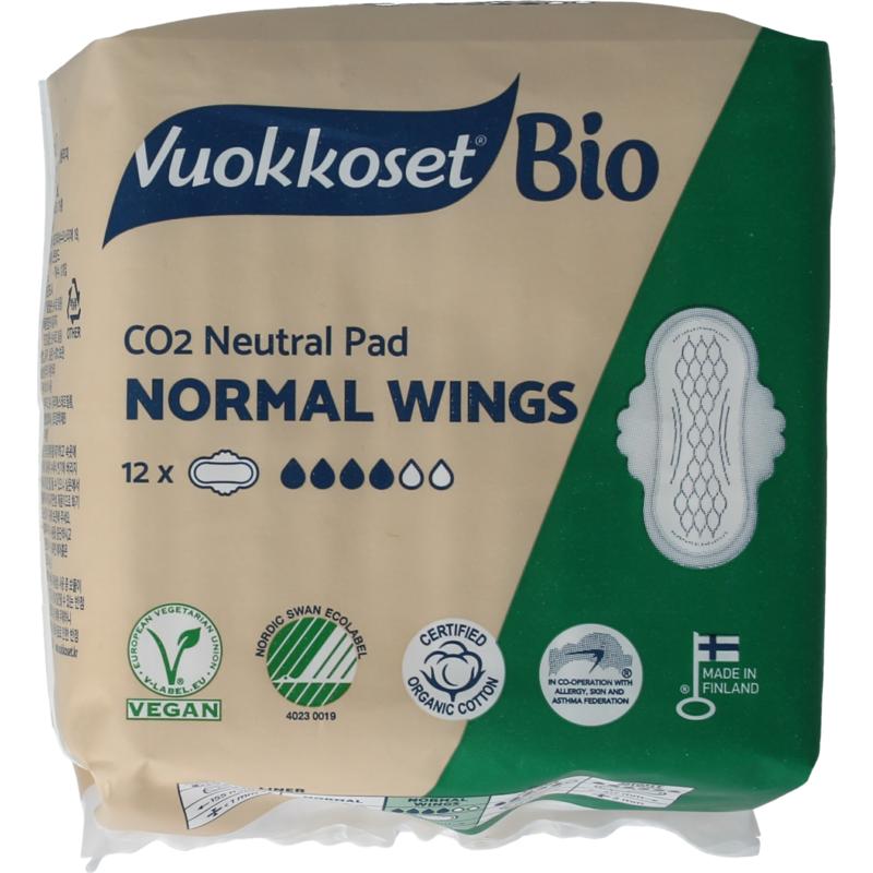 Vuokkoset Bio Maandverband Normal Wings