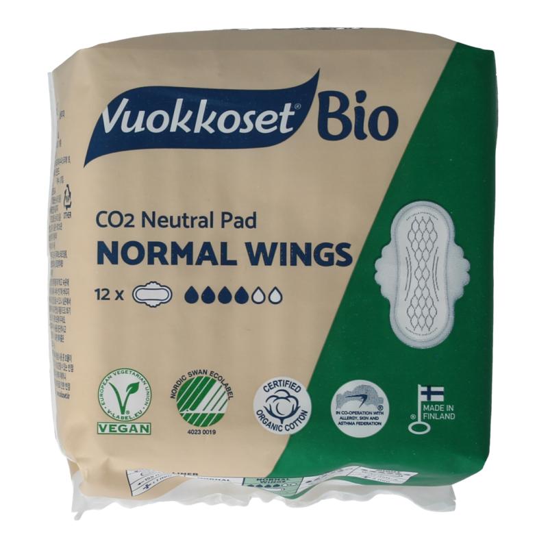 Vuokkoset Bio Maandverband Normal Wings