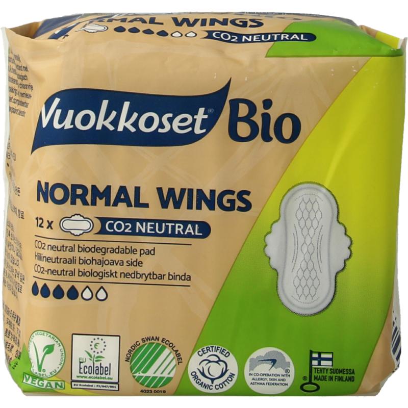 Vuokkoset Bio Maandverband Normal Wings