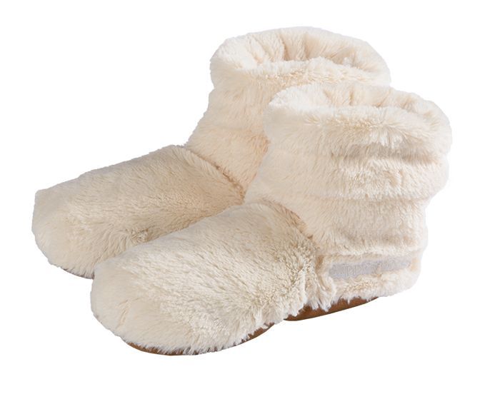 Warmies Slippies Boots Deluxe Beige Maat 37-42